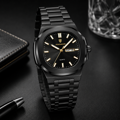 Montre Homme Carrée Militaire – Acier Inoxydable