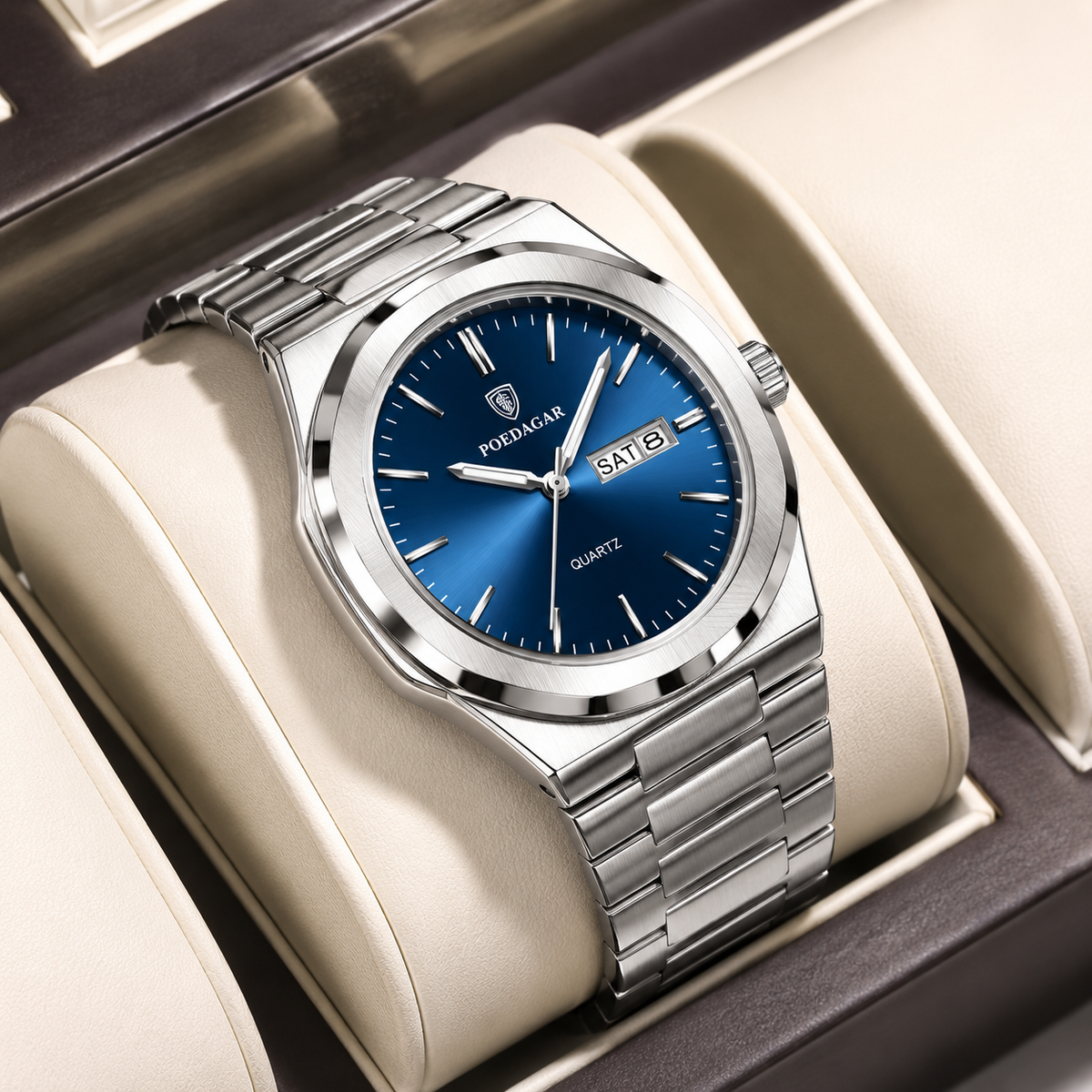 Montre Homme – Acier Inoxydable & Élégance