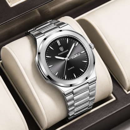 Montre Homme – Acier Inoxydable & Élégance