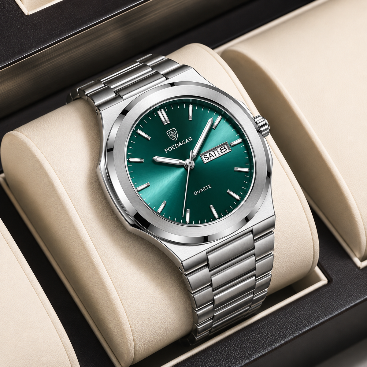 Montre Homme – Acier Inoxydable & Élégance