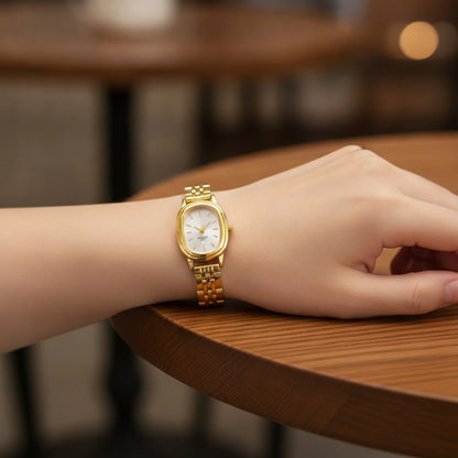 Montre Femme Cadran Ovale Élégante