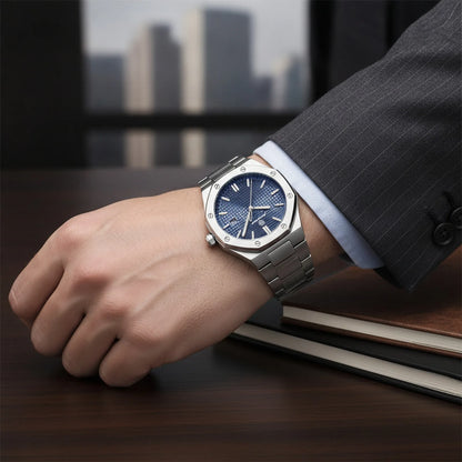 Montre  Carrée Luxe Acier Homme