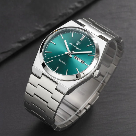 Montre Homme Acier Inoxydable Luxe