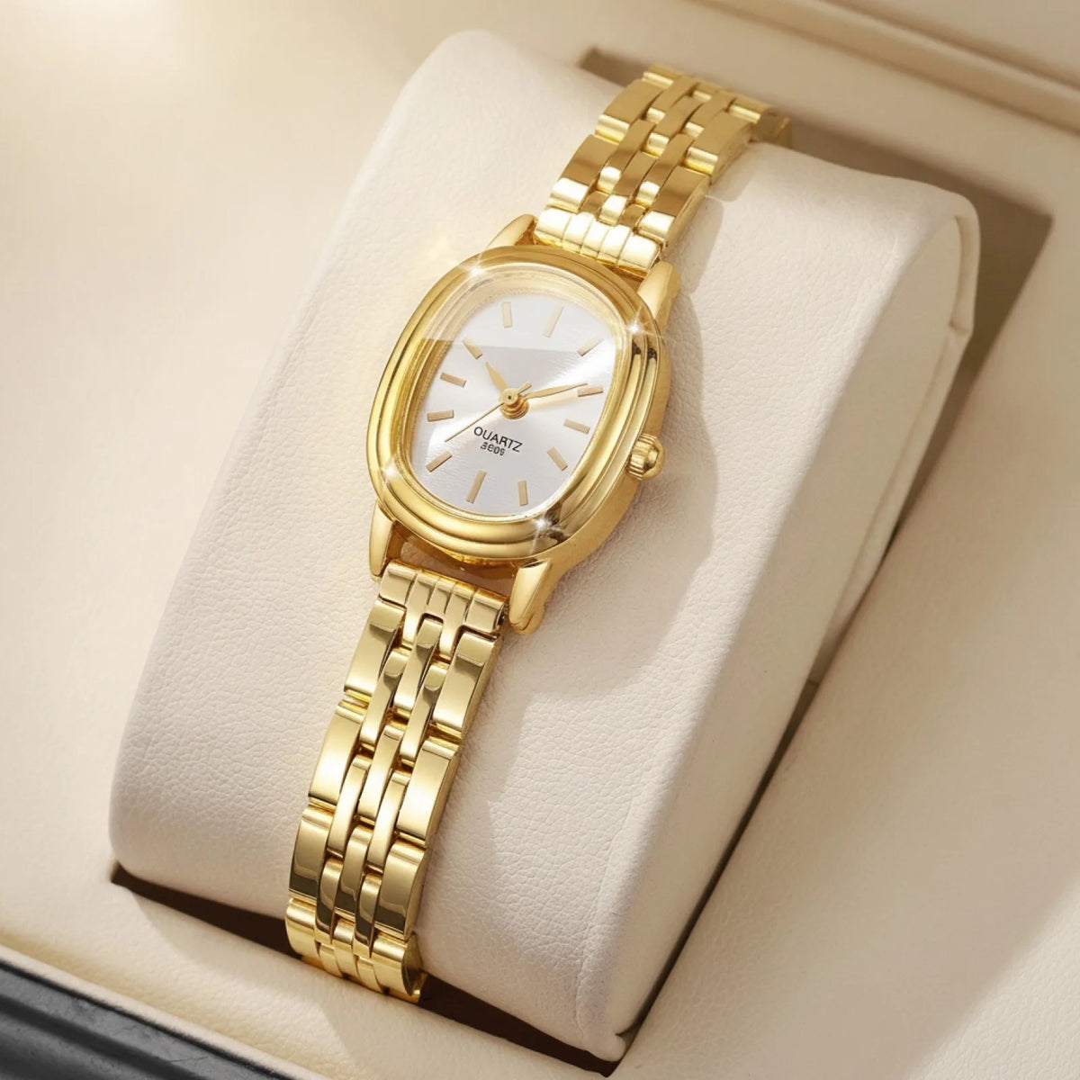 Montre Femme Cadran Ovale Élégante