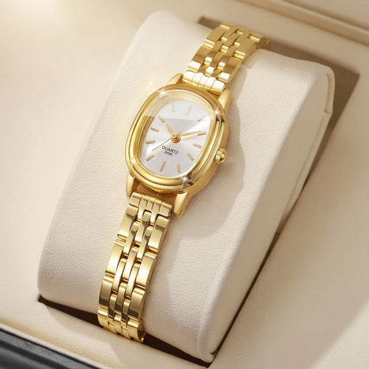 Montre Femme Cadran Ovale Élégante