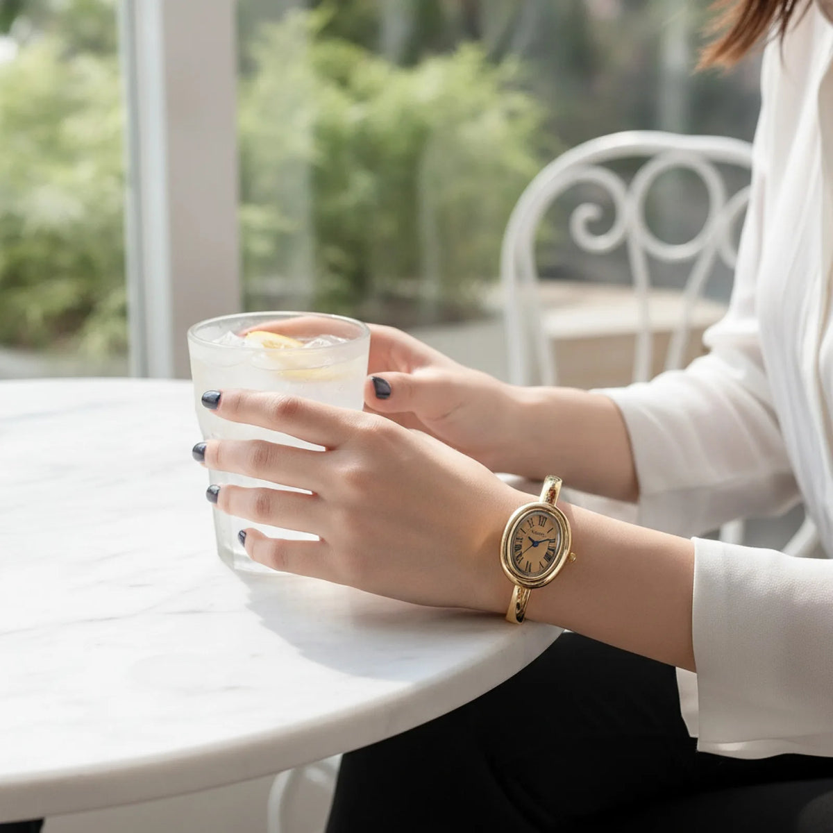 Montre Femme Chiffres Romains Élégante