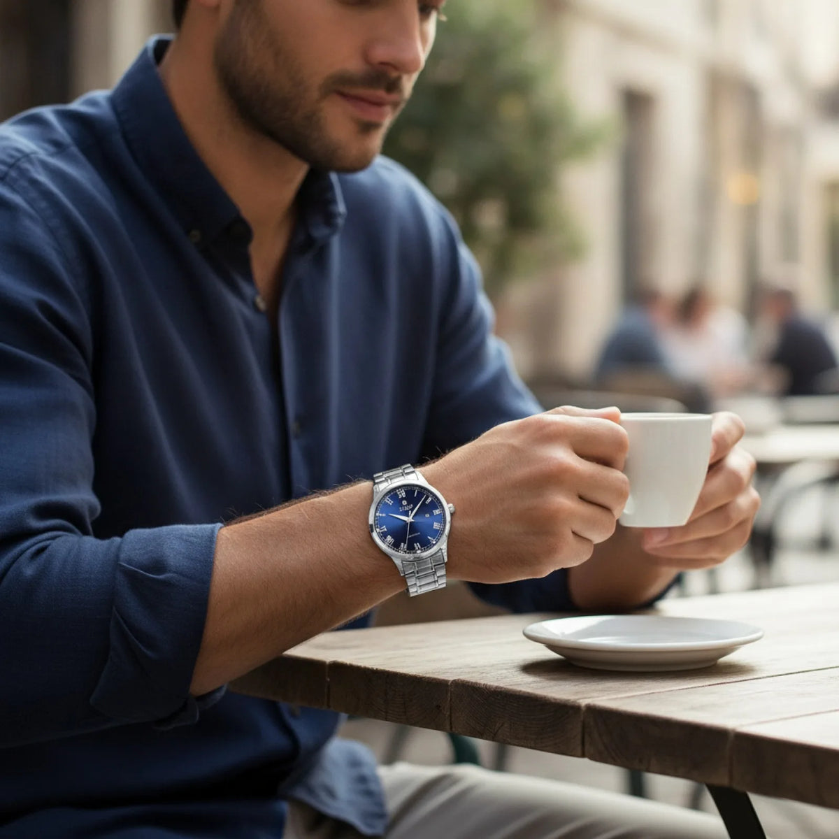 Montre Homme Échelle Romaine