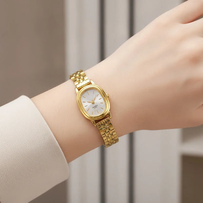 Montre Femme Cadran Ovale Élégante