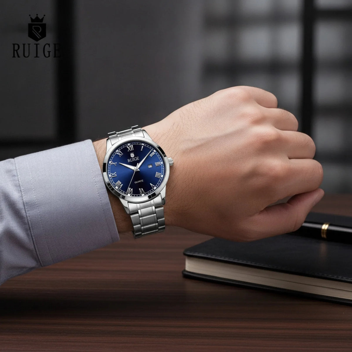 Montre Homme Échelle Romaine